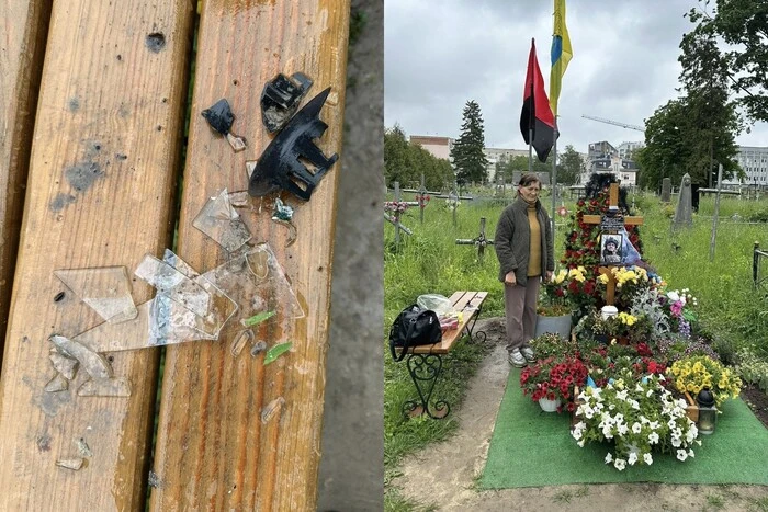 В Ровно вандалы изуродовали могилу военного и журналиста Давидюка