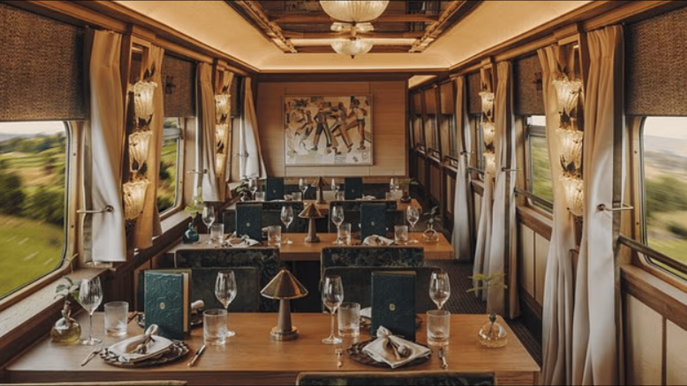 With a sophisticated restaurant and SPA — the most luxurious train in Britain